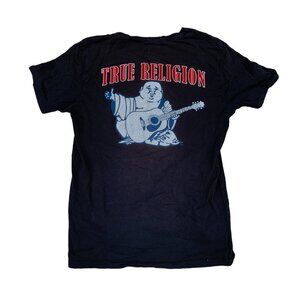 VINTAGE True Religion Big Buddha Shirt Small Black